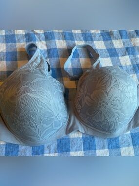 Bali Breathe Lace wireless bra blue XL EUC